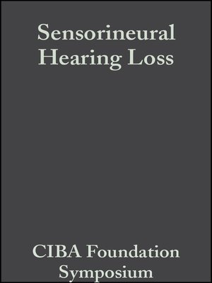 cover image of Sensorineural Hearing Loss